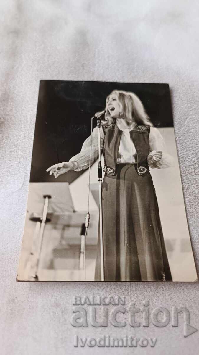 Postcard Doina Spataru - Romania Golden Orpheus 1971 Postcard Doina Spataru - Romania Golden Orpheus 1971