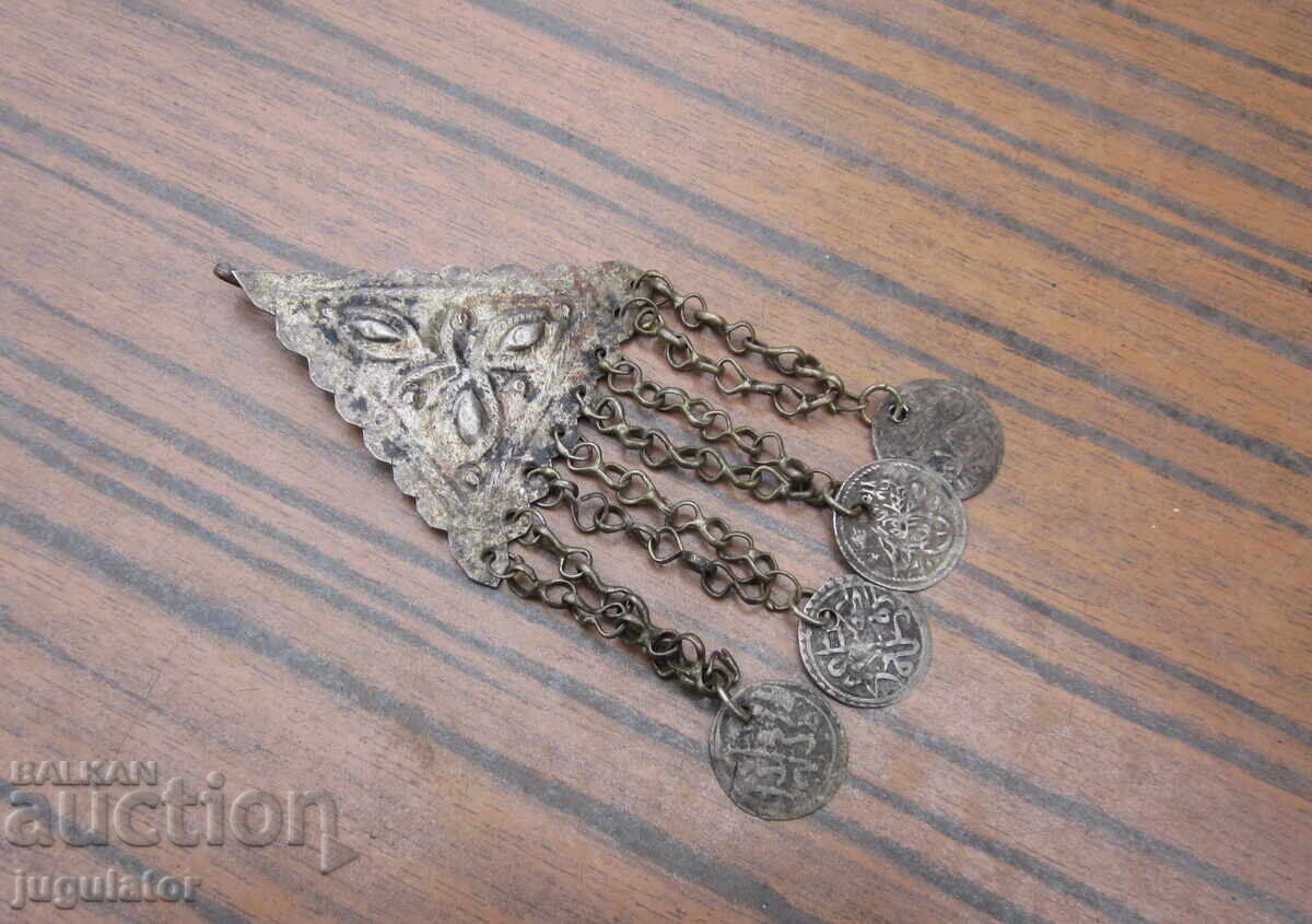 Auction  Old Bulgarian Revival silver jewelry silver "trepka"