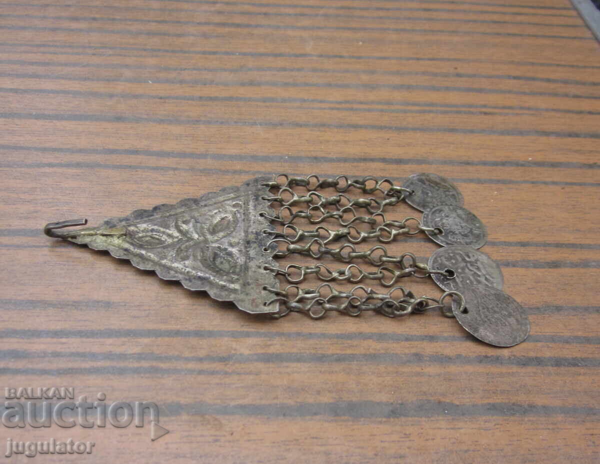 Old Bulgarian Revival silver jewelry silver "trepka" - 6