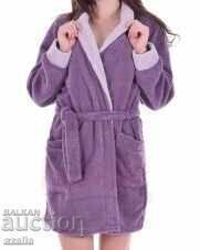 Purple women's bathrobe XXL