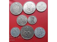 Mixed lot of 8 coins