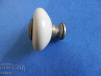 Antique porcelain drawer or door handle