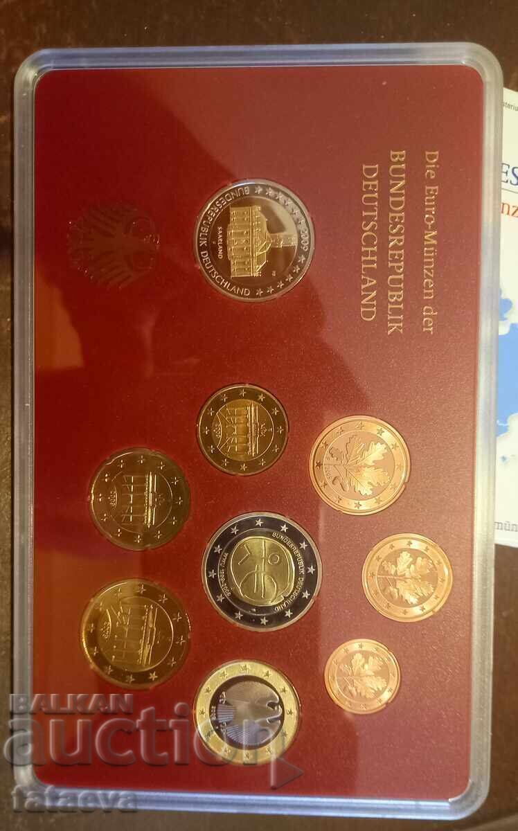 Proof Euro Set Germany D 2009 + another 2 Euro coin - 7