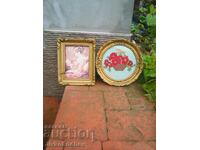 Lot of old tapestries