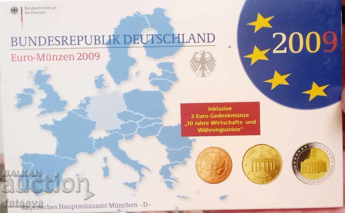 Proof Euro Set Germany G 2009 + another 2 euro commemorative Proof Euro Set Germany G 2009 + another 2 euro commemorative