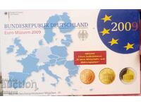 Set de monede Euro Proof Germania G 2009 + încă 2 euro comemorative