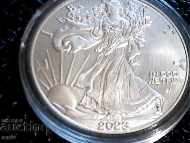 Silver American Coin 31 grams .999 purity