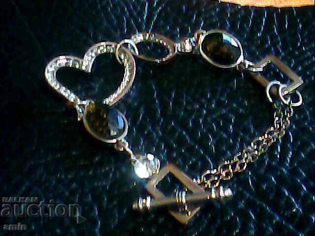 Licitație Brățară veche, șir de pietre naturale opal