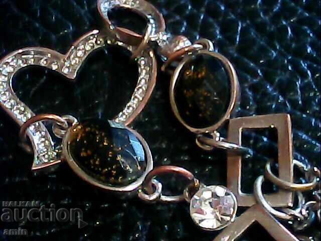 Livrarea Brățară veche, șir de pietre naturale opal