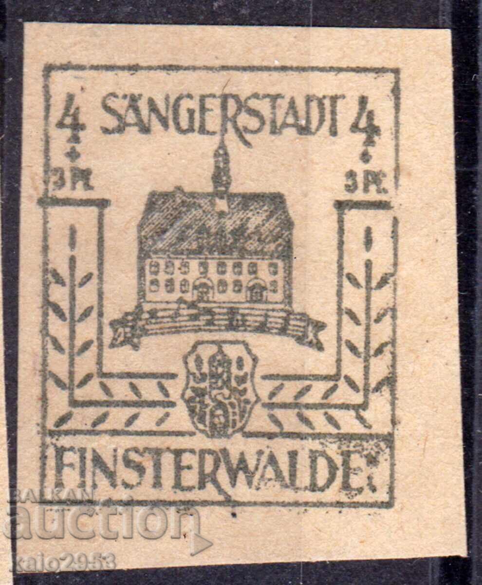 Germany - 1946 - Local Issue after WWII - Finsterwalde, MNH Germany - 1946 - Local Issue after WWII - Finsterwalde, MNH