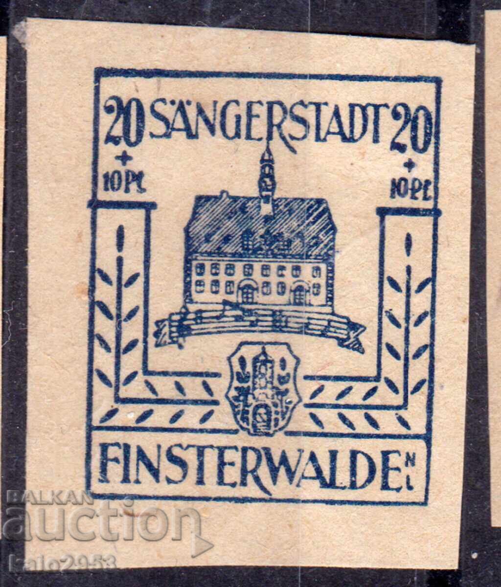 Germany - 1946 - Local Issue after WWII - Finsterwalde, MNH Germany - 1946 - Local Issue after WWII - Finsterwalde, MNH