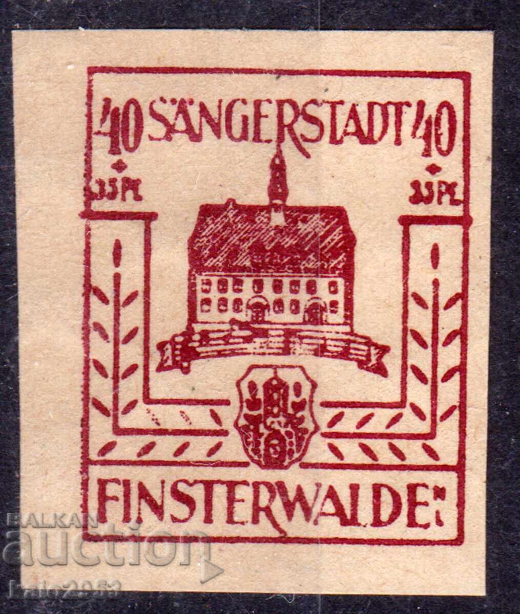 Germany - 1946 - Local Issue after WWII - Finsterwalde, MNH Germany - 1946 - Local Issue after WWII - Finsterwalde, MNH