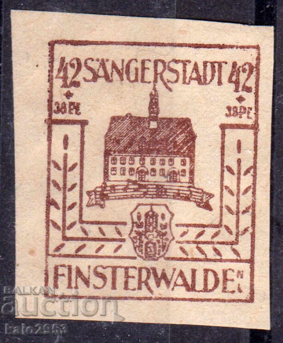 Germany - 1946 - Local Issue after WWII - Finsterwalde, MNH Germany - 1946 - Local Issue after WWII - Finsterwalde, MNH