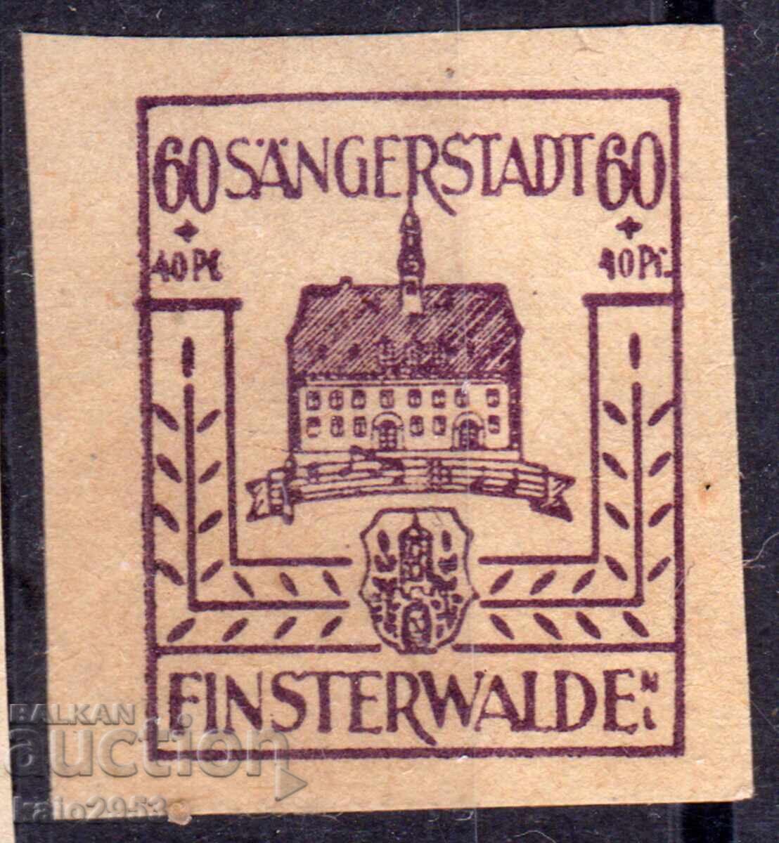 Germany - 1946 - Local Issue after WWII - Finsterwalde, MNH Germany - 1946 - Local Issue after WWII - Finsterwalde, MNH