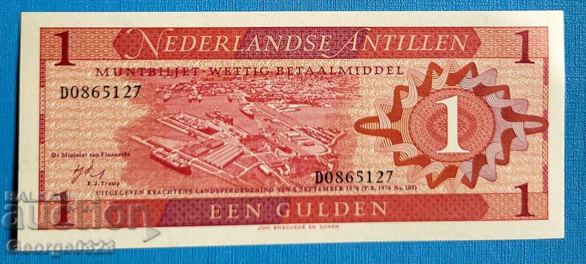 Нидерландски антили 1970 1 гулден UNC Нова с цена 6.99 лв. | € 3.57