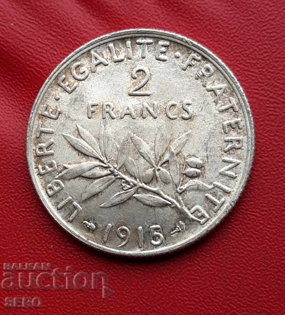 Γαλλία - 2 φράγκα 1915 - ασημένιο