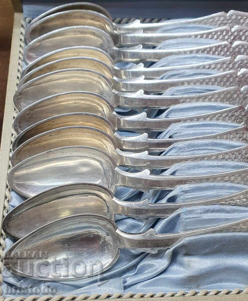 Аукцион Комплект Сребърни Турски лъжици