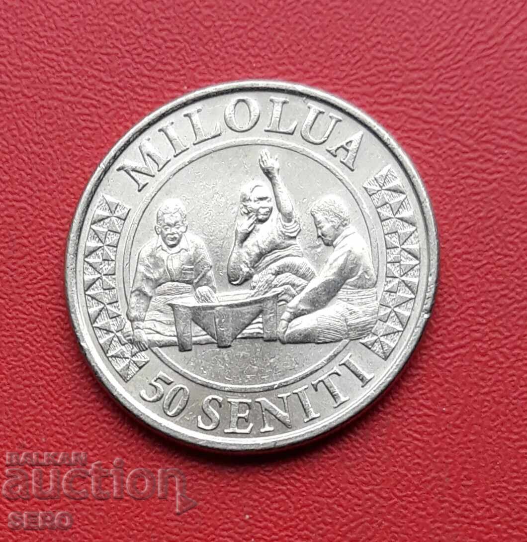 Insula Tonga - 50 seniti 2015