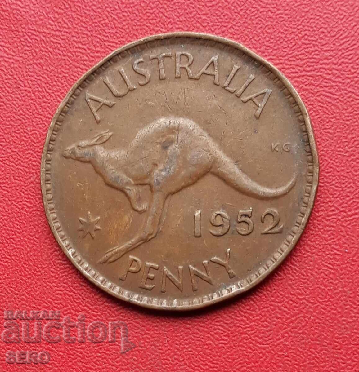 Австралия-1 пени 1952