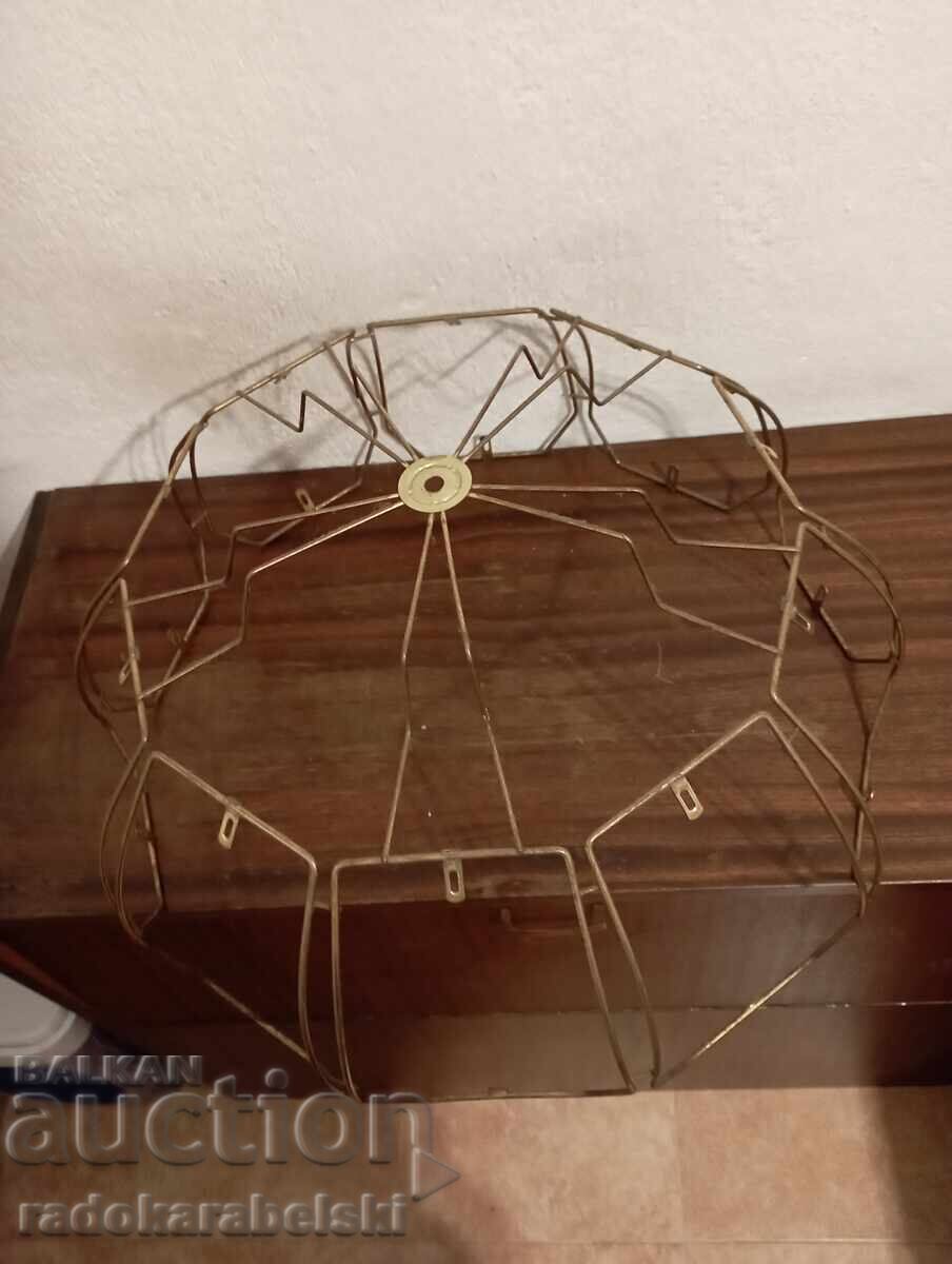 Auction Large metal lampshade frame Auction Large metal lampshade frame