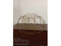 Large metal lampshade frame