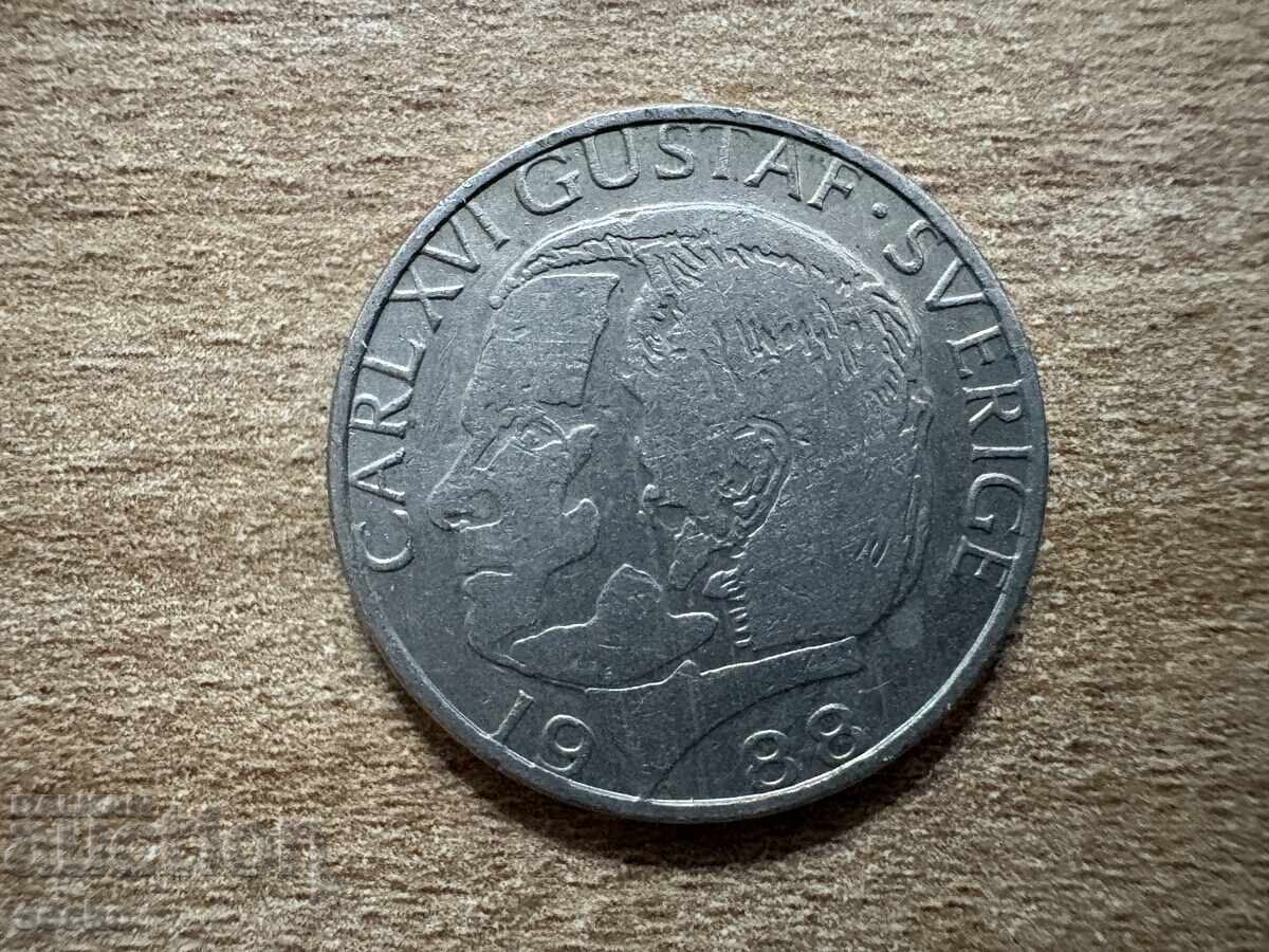 Sweden - 1 Krona (1988) with price 0.40 BGN | € 0.20 Sweden - 1 Krona (1988) with price 0.40 BGN | € 0.20