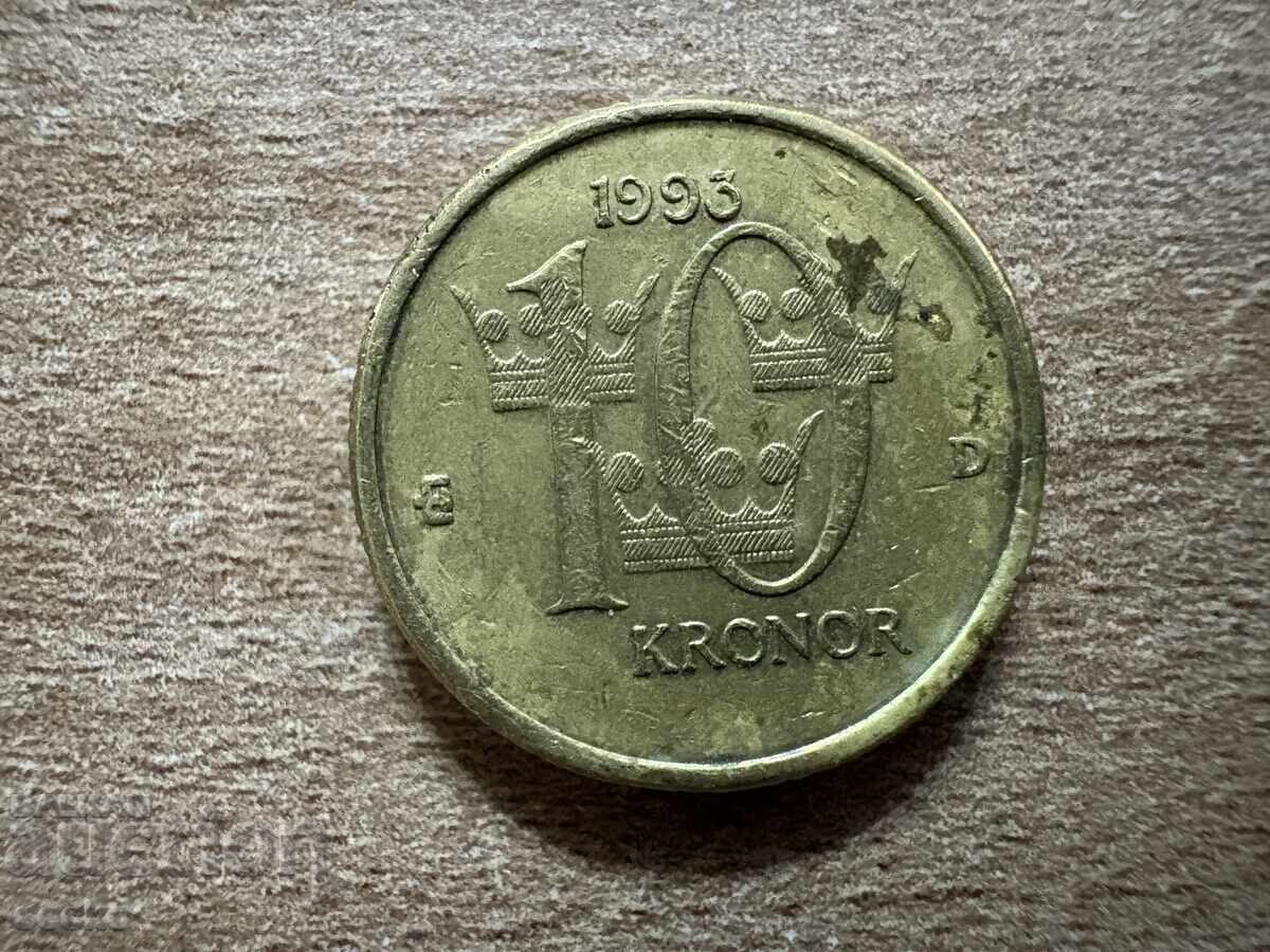 Швеция - 10 крони (1993)