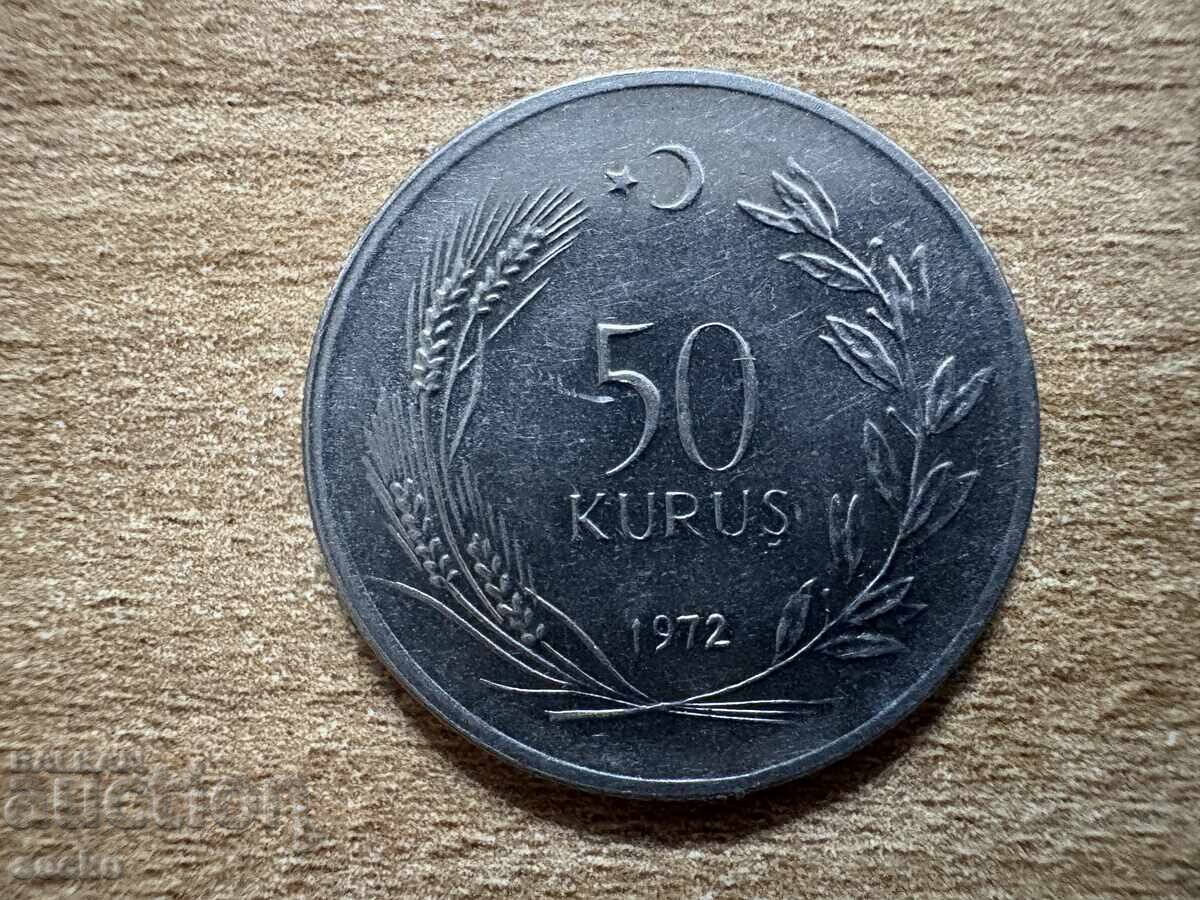 Τουρκία - 50 kurusha (1972)