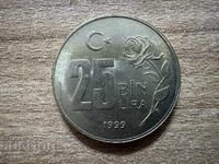 Τουρκία - 25000 λίρες (1999)