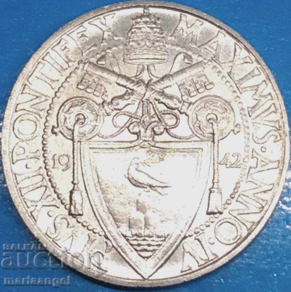 Βατικανό 2 λιρέτες 1942 Βατικανό - 6