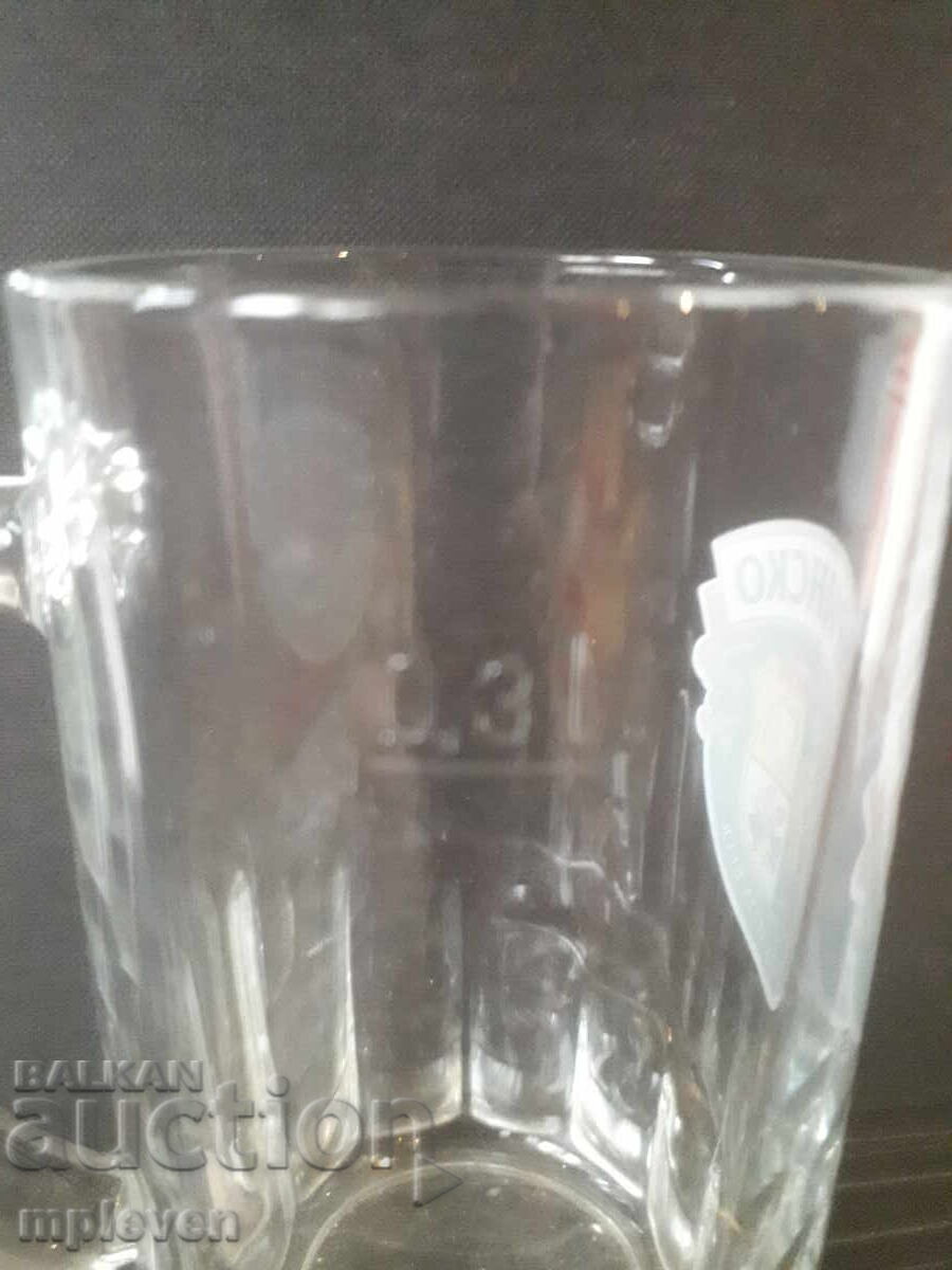Auction Pirin Light Beer Mug 0.3 Auction Pirin Light Beer Mug 0.3