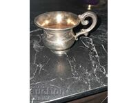 Сребърна стара  чаша