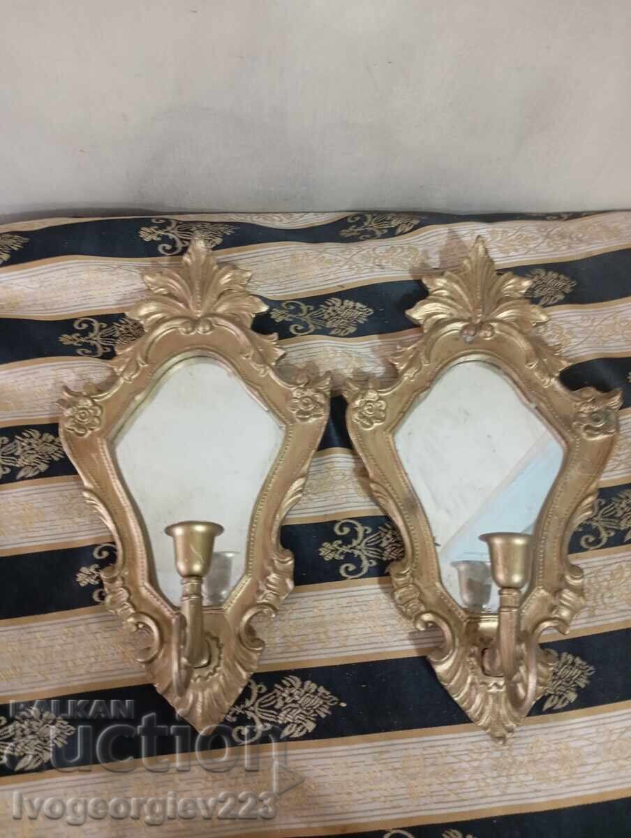 Σετ vintage κηροπήγια τοίχου με τιμή 102.00 BGN | € 52.15