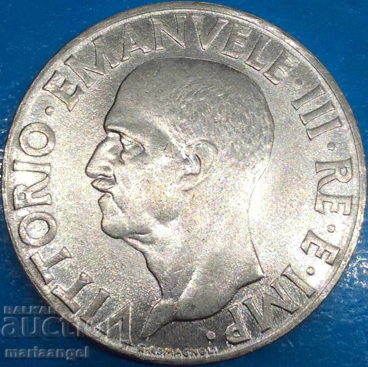 1 Lira 1942 Italy Victor Emmanuel III Fascist Eagle - 6