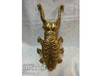 MASSIVE BRONZE SHOE HORN DEER ANTLER 1 KG