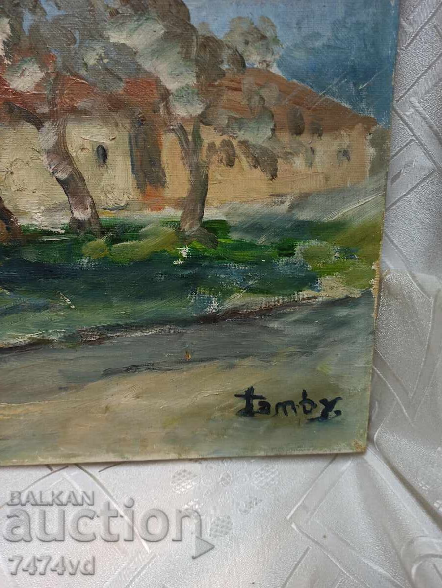 Δημοπρασία Παλιός πίνακας γαλλικού εξπρεσιονισμού του περασμένου αιώνα, λάδι Δημοπρασία Παλιός πίνακας γαλλικού εξπρεσιονισμού του περασμένου αιώνα, λάδι