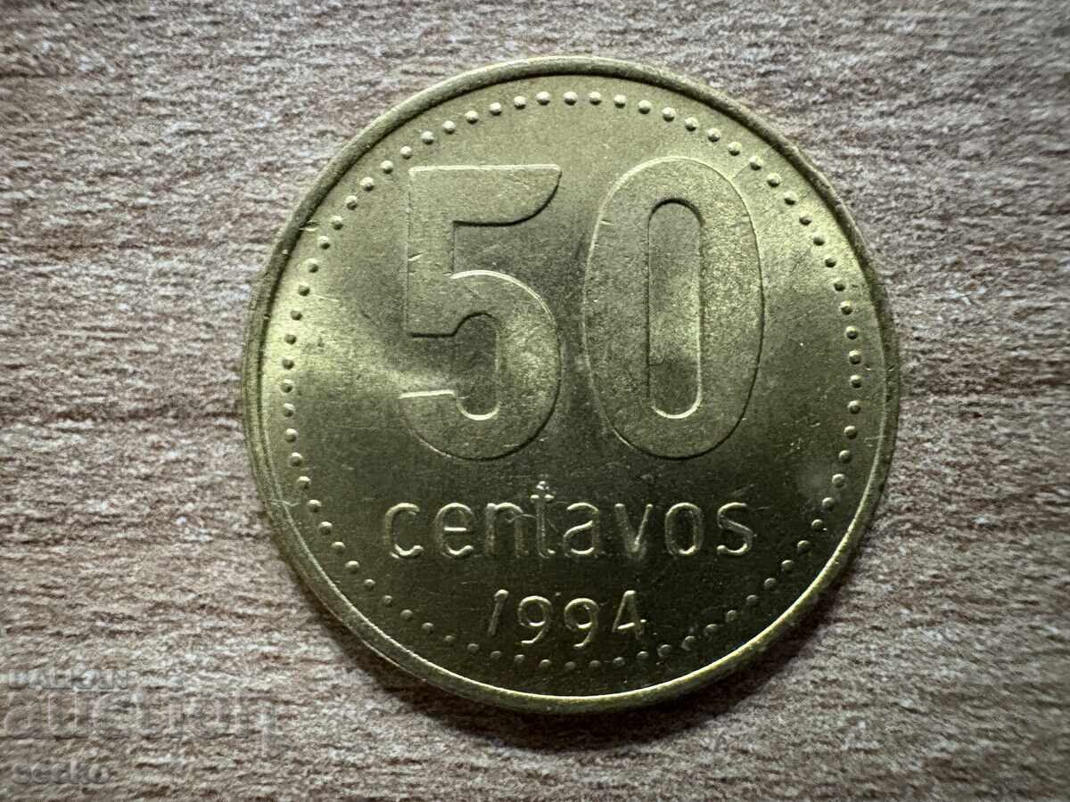Аржентина - 50 сентавос (1994) Аржентина - 50 сентавос (1994)