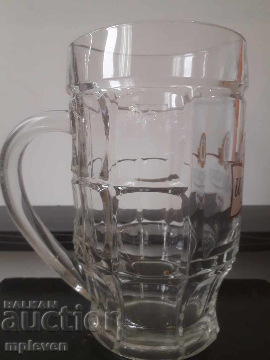 Халба за бира Шуменско премиум малц 0.5 с цена 5.00 лв. | € 2.56 Халба за бира Шуменско премиум малц 0.5 с цена 5.00 лв. | € 2.56