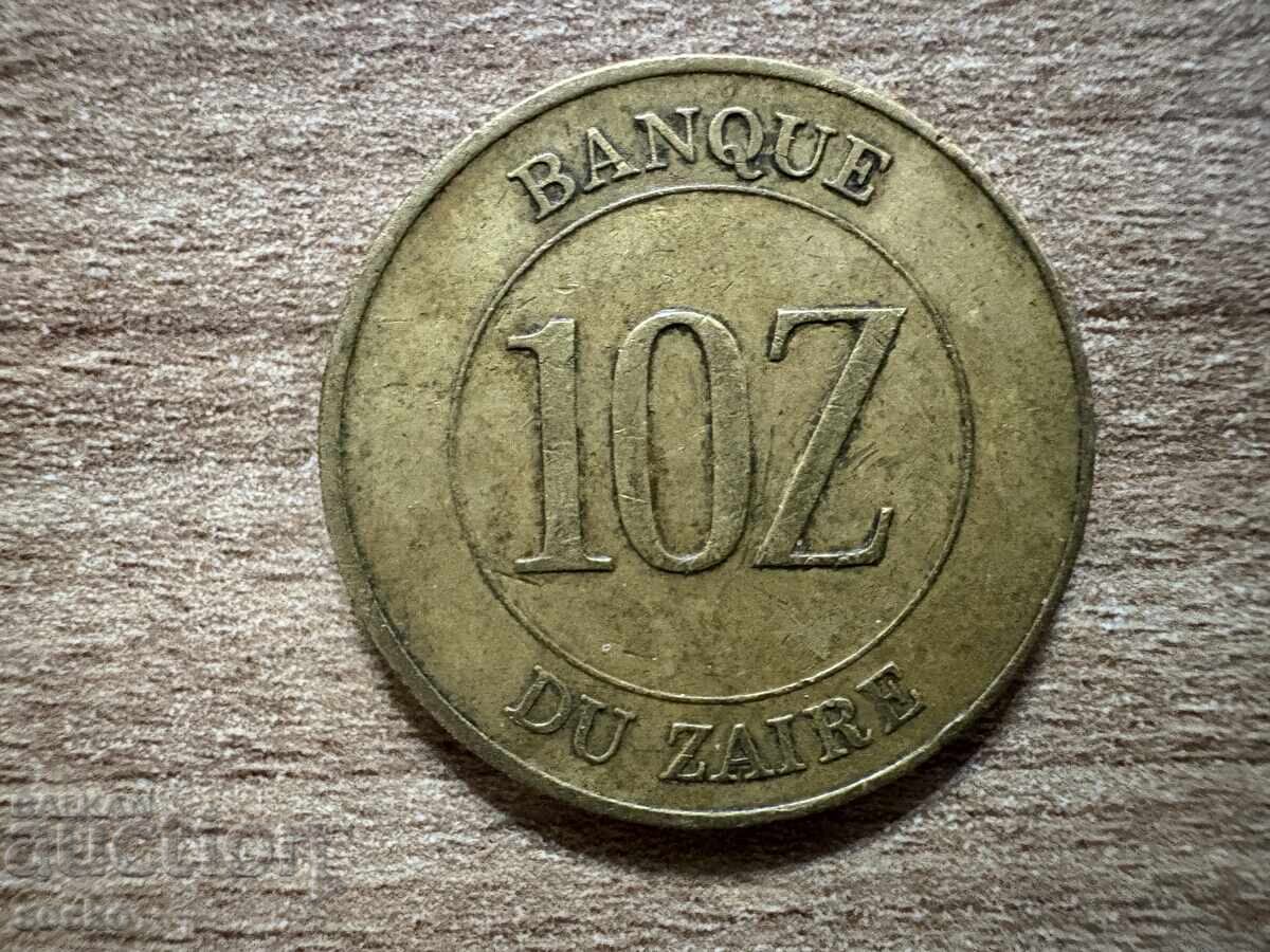 Заир (ДР Конго) - 10 заира (1988) Заир (ДР Конго) - 10 заира (1988)