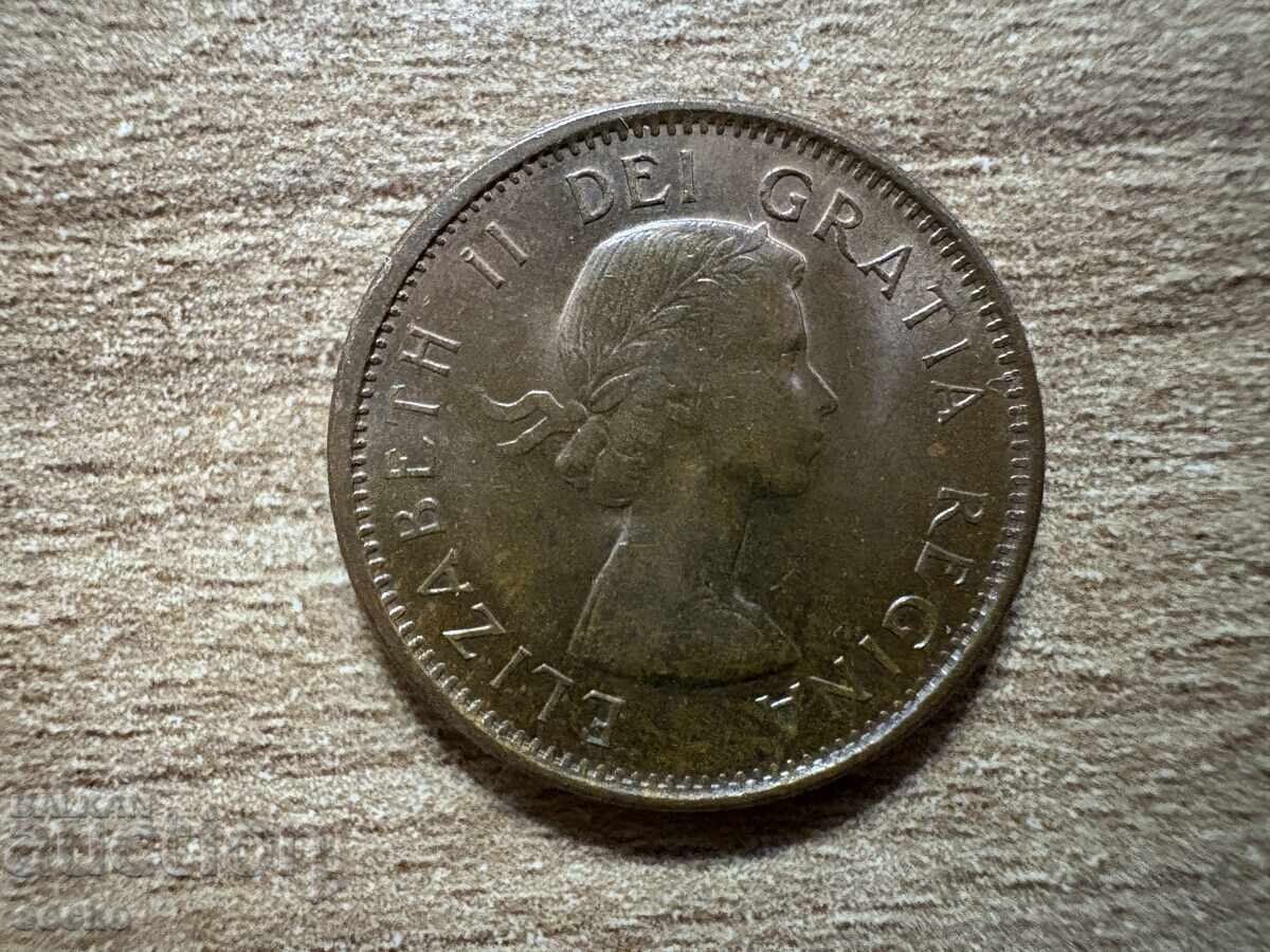 Canada - 1 cent (1962) cu preț 0.20 BGN | € 0.10 Canada - 1 cent (1962) cu preț 0.20 BGN | € 0.10