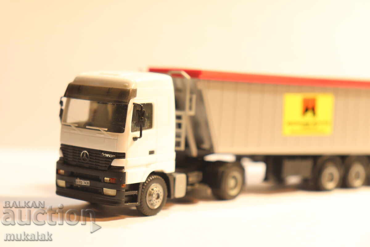 HERPA 1:87 H0 MERCEDES DUMP TRUCK GONDOLA TRUCK MODEL with price 45.00 BGN | € 23.01