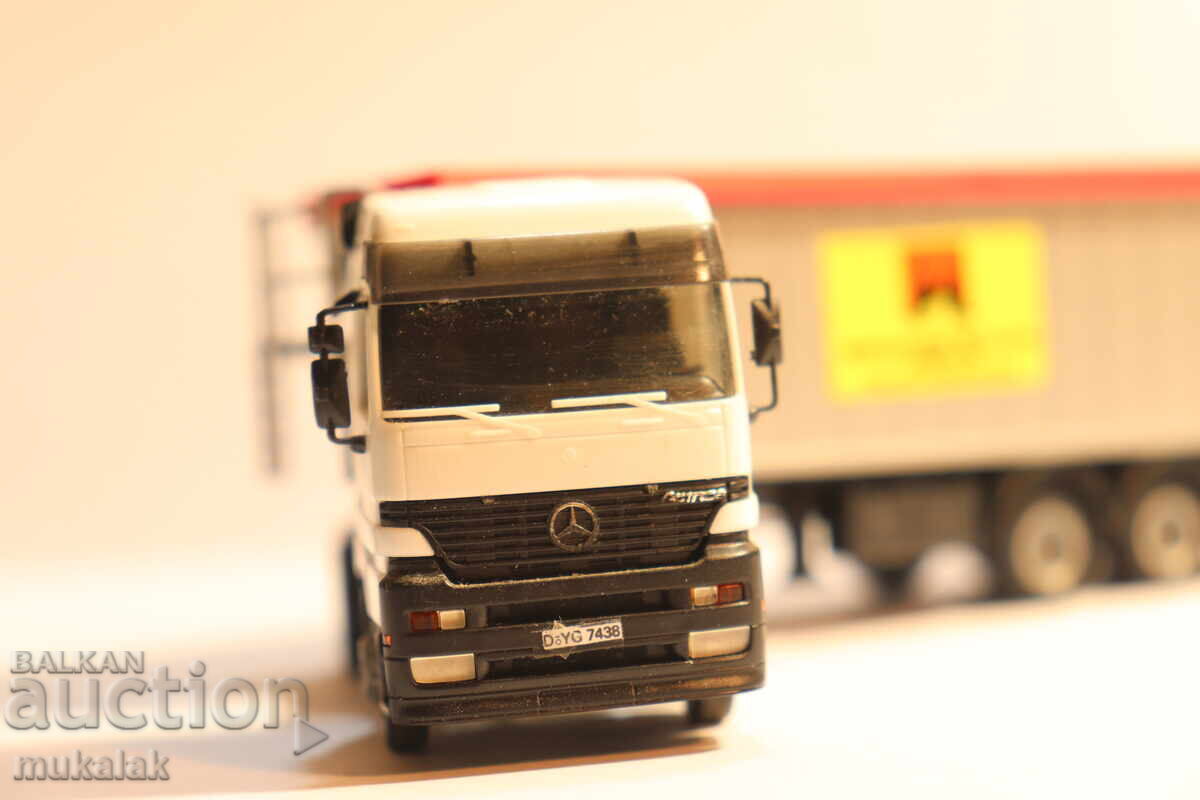 Auction  HERPA 1:87 H0 MERCEDES DUMP TRUCK GONDOLA TRUCK MODEL