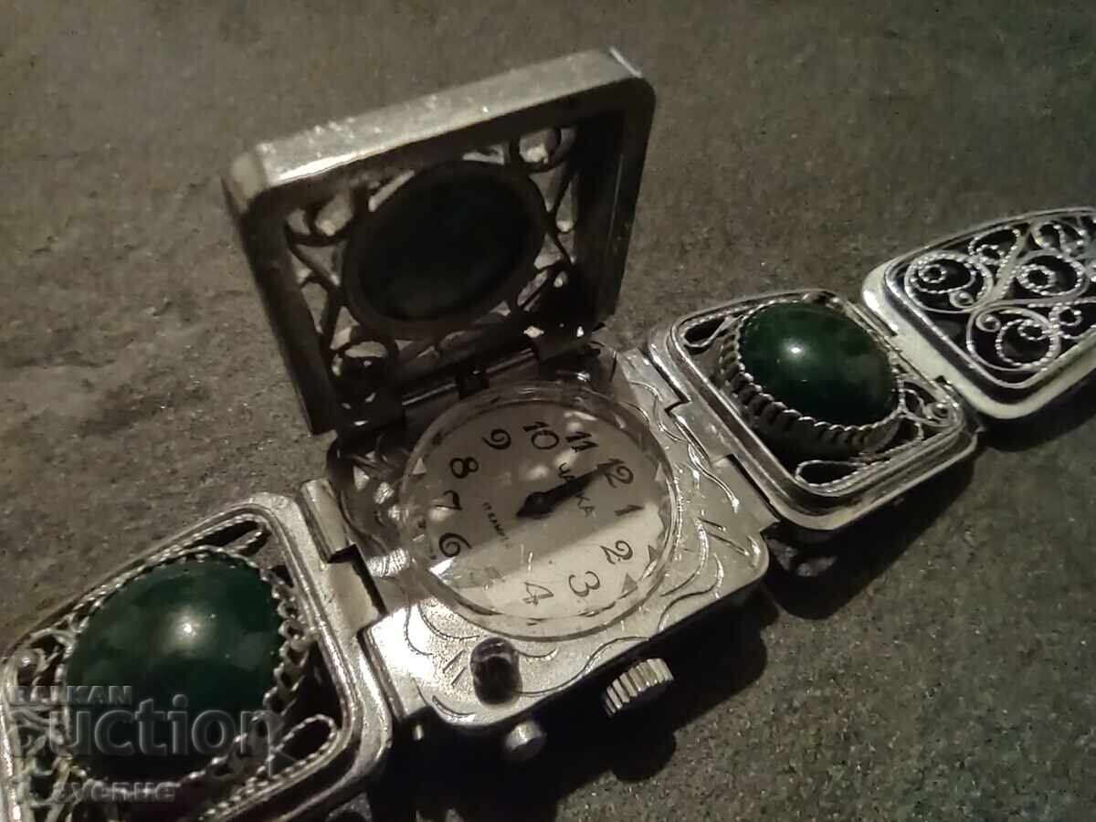 Дамски руски часовник с естествен камък 8.11.2025 - 6