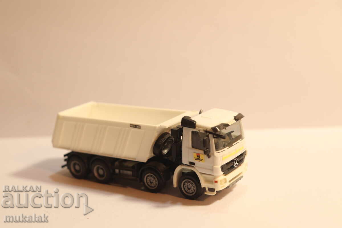 HERPA 1:87 H0 MERCEDES DUMP TRUCK GONDOLA TRUCK MODEL - 5