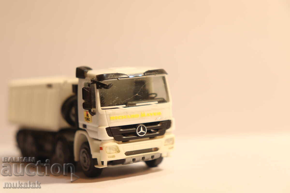 HERPA 1:87 H0 MERCEDES DUMP TRUCK GONDOLA TRUCK MODEL - 6