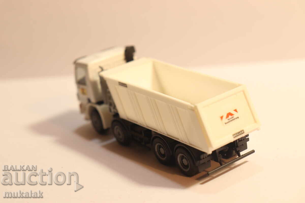 HERPA 1:87 H0 MERCEDES DUMP TRUCK GONDOLA TRUCK MODEL - 7