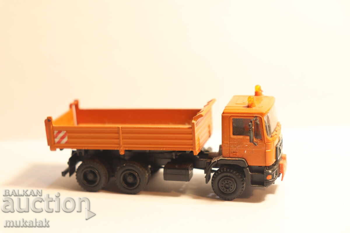 HERPA 1:87 H0 MAN DUMP TRUCK GONDOLA TRUCK MODEL CAR - 5