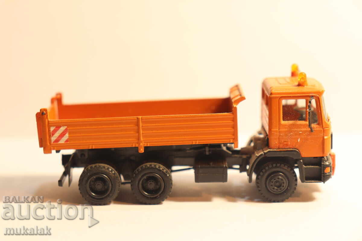 HERPA 1:87 H0 MAN DUMP TRUCK GONDOLA TRUCK MODEL CAR - 6
