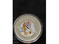 1 untsiya ασημένια ουγγιά 0.999 % Έτος της Τίγρης 2010