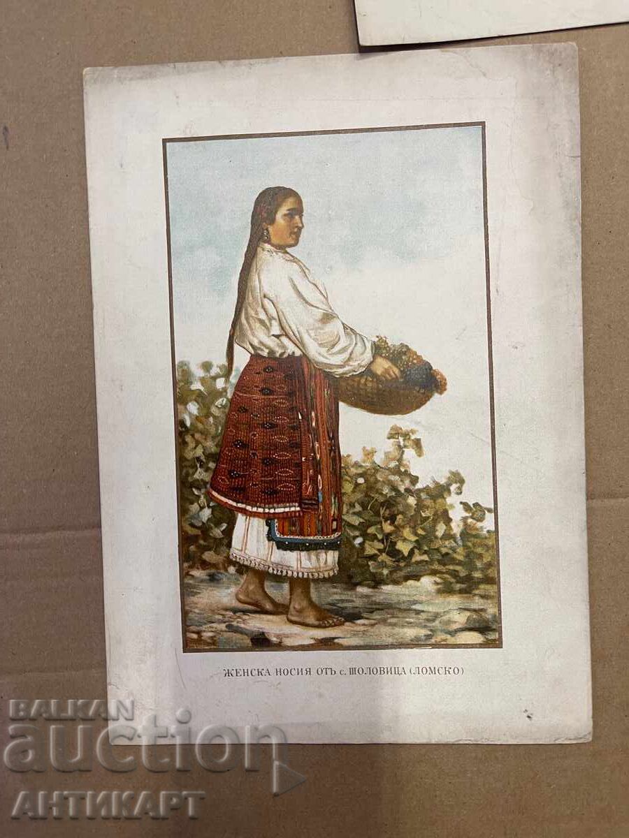 Δημοπρασία Μέρκβιτσκα - 3 παλιές έγχρωμες λιθογραφίες από άλμπουμ Δημοπρασία Μέρκβιτσκα - 3 παλιές έγχρωμες λιθογραφίες από άλμπουμ